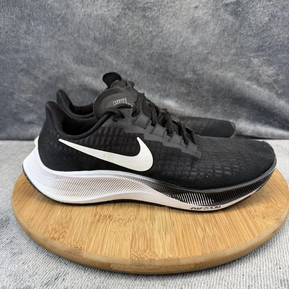 Nike Zoom Pegasus Shoes Womens Size 8.5 Black Running Sneakers BQ9647-002